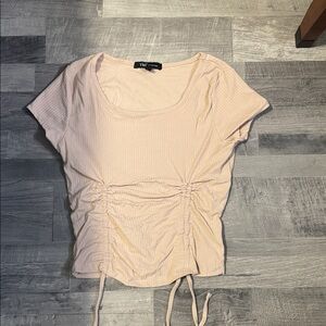 YMI Light Pink Ruched Top